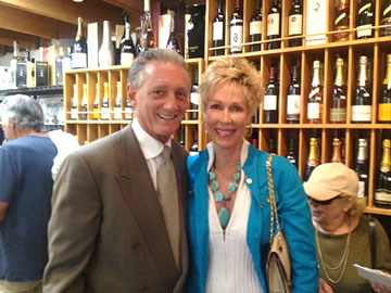 SEEN AT Larchmont Village Wine and Cheese: Steve Sauer and Jan Daley.
