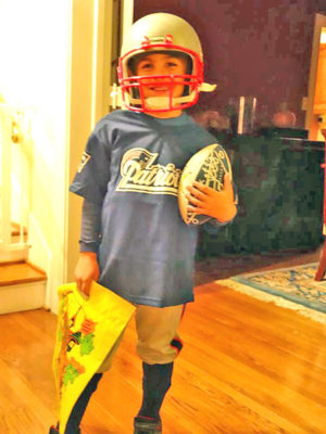 REPRESENTING the New England Patriots was Jake Prior.
