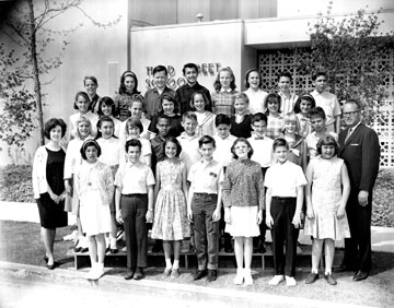 SIXTH GRADERS pose for a class photo in 1964. If you recognize these students, or if one of them is you, let us know. 