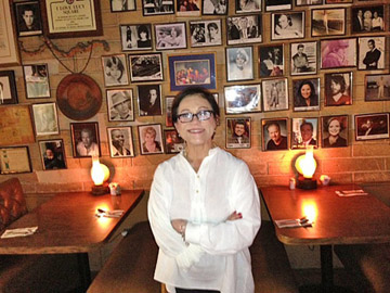 SALUTE! FIFTY YEARS at Lucy's El Adobe. Carrying on the tradition of helping others is daughter Patricia Casado. 