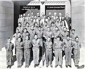 PHOTO of members in 1953.