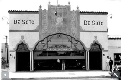 THE 1920s BUILDING that houses the La Brea Ave. foam store originally served as a De Soto car dealership, designed by architect Julia Morgan.