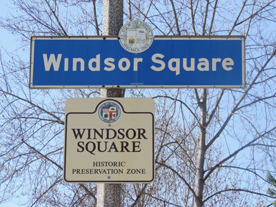 THERE WAS NO SIGN of a forced entry at the home in Windsor Square home.