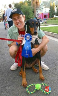LAST YEAR’S winner at the Lucerne block party was Josie,  Robin Jameson’s dog entered by  Bernard Lizon.