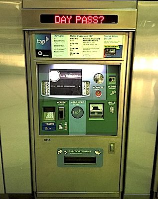 TAP CARD vending machines are accessible and easy to use.