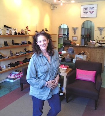 SHOE WHISPERER and store manager Wendy.