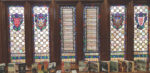 Stained glass panels honor alumni at Memorial library