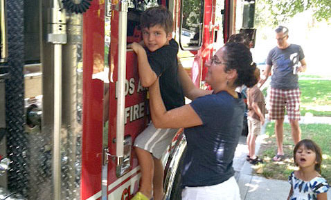 New, old representatives at Windsor Village potluck