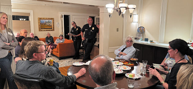 Neighbors meet their SLO, get safety tips