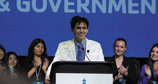 Student is named 79th YMCA Youth Governor