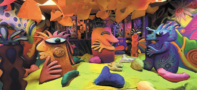 A hospital in transition becomes an immersive art exhibition