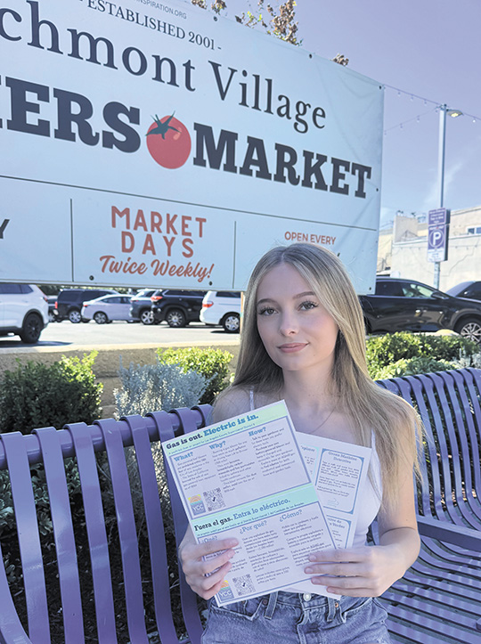 Senior gets grant to spread the word for electric lawn devices